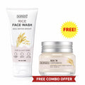 Sophin Rice Skin Whitening Cream & Face Wash Combo – Anti Pimple & Oily Skin Care (50g Each)