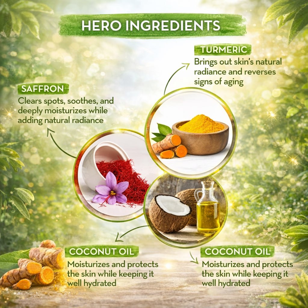 Mamaearth Ubtan Face Wash Pack of Two  – Turmeric & Saffron for Tan Removal & Glowing Skin (50ml x 2)