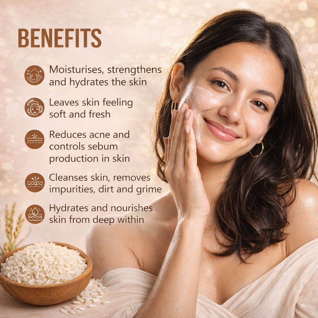 Glamveda Face Wash Combo of 3 – Potato, Rice, Ceramide, Glycolic & Salicylic Acid for Acne Control & Skin Brightening