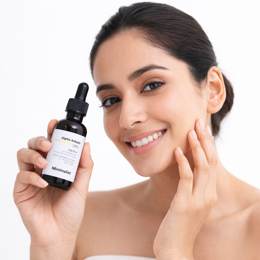 Minimalist Alpha Arbutin 02% Face Serum | Dark Spots Removal Serum for Hyperpigmentation, Blemishes, Acne Marks & Tanning | 30ml
