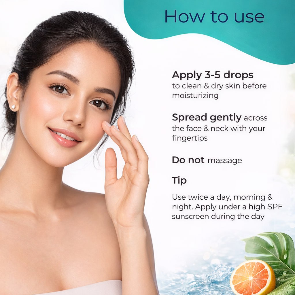 Latibule Vitamin C Face Serum | Skin Brightening & Anti-Aging Serum | Reduces Dark Circles, Fine Lines & Sun Damage | Skin Repair Formula | 30 ml (Pack of 3)