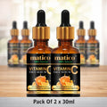 Combo of 2 Matico Vitamin C Face Serum | Skin Brightening & Anti-Aging Serum | Acne Free Skin, Fine Lines & Sun Damage | 30 ml (Pack of 2)