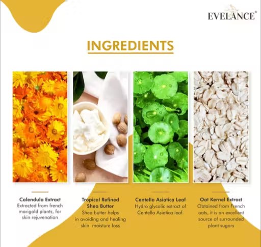 EVELANCE Skin Perfecting Creme Daily Glow Face Cream With Moisturizer 50ml Pack of 2