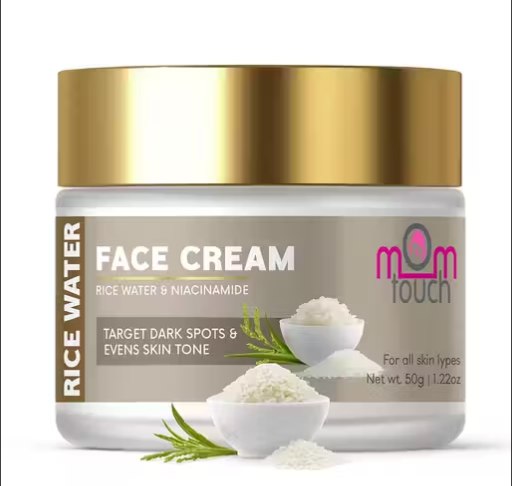 Rice Water Cream with Ceramide | Korean Skincare Moisturizer | Deep Hydration & Skin Barrier Repair | Smooth & Even Skin Tone | 50 g