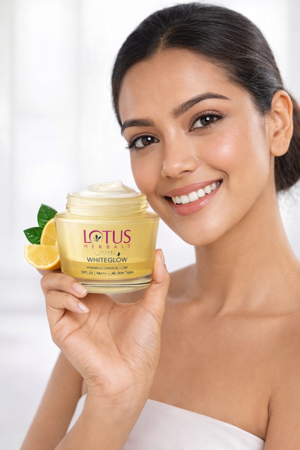 Lotus Herbals WhiteGlow Vitamin C Radiance Cream | SPF 20 | Anti-Pollution Brightening Cream for Dark Spots & Dull Skin | For Men & Women | 50 g