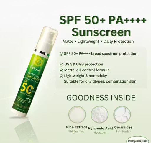 Pigmentation Cream + SPF 50 Mattifying Sunscreen Combo | Dark Spots & Pigmentation Care | Broad Spectrum UVA/UVB Protection | Lightweight Formula | For All Skin Types