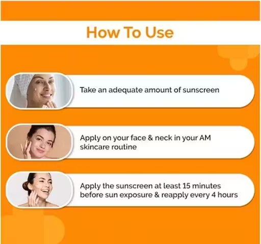 ( Pack of 3) Vitamin C + E Super Bright Sunscreen SPF 50 PA+++ | Broad Spectrum UVA/UVB Protection | Lightweight & Brightening Formula | 60 g