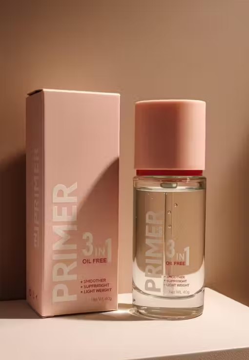 Radiant Glow 3-Step Makeup Base Set | Foundation + Primer + Fixing Spray | Long-Lasting Smooth Makeup Base Kit