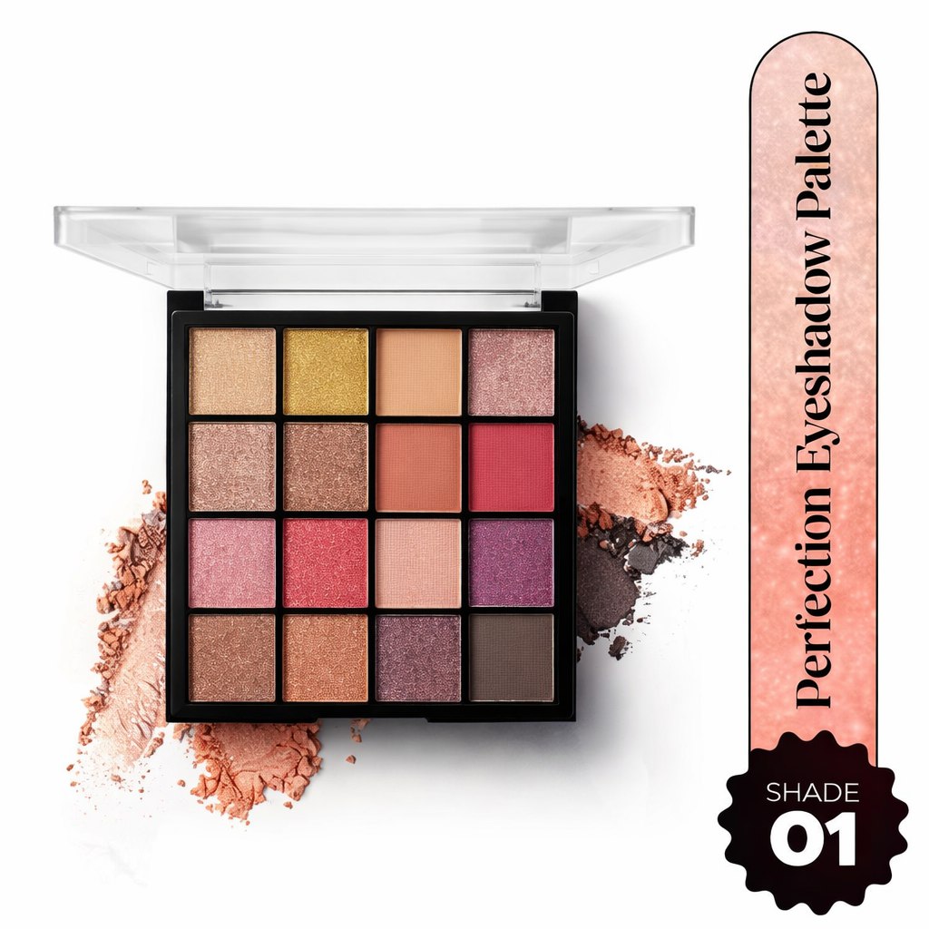 Hilary Rhoda Bride Essentials Makeup Kit | Foundation, Compact Powder, Blush & Eyeshadow Palette | Complete Bridal & Party Makeup Kit for Women