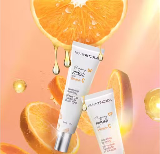 Hilary Rhoda Prepping Up Primer with Vitamin C | Blur & Pore Minimizing Makeup Primer | Oil Control Primer for Women | 30 ml