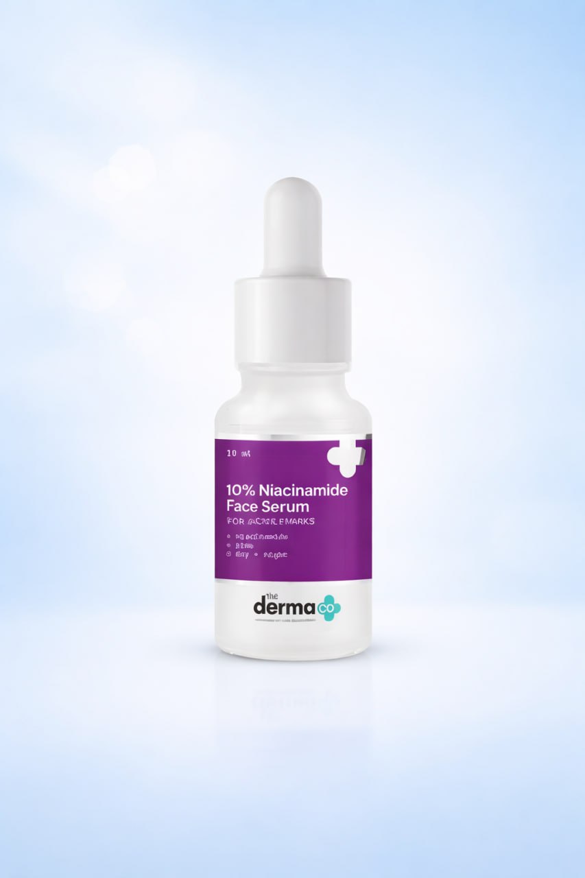 The Derma Co. 10% Niacinamide Face Serum | Reduces Acne Marks & Controls Oil | Skin Clarifying Serum for Clear Skin | 10 ml