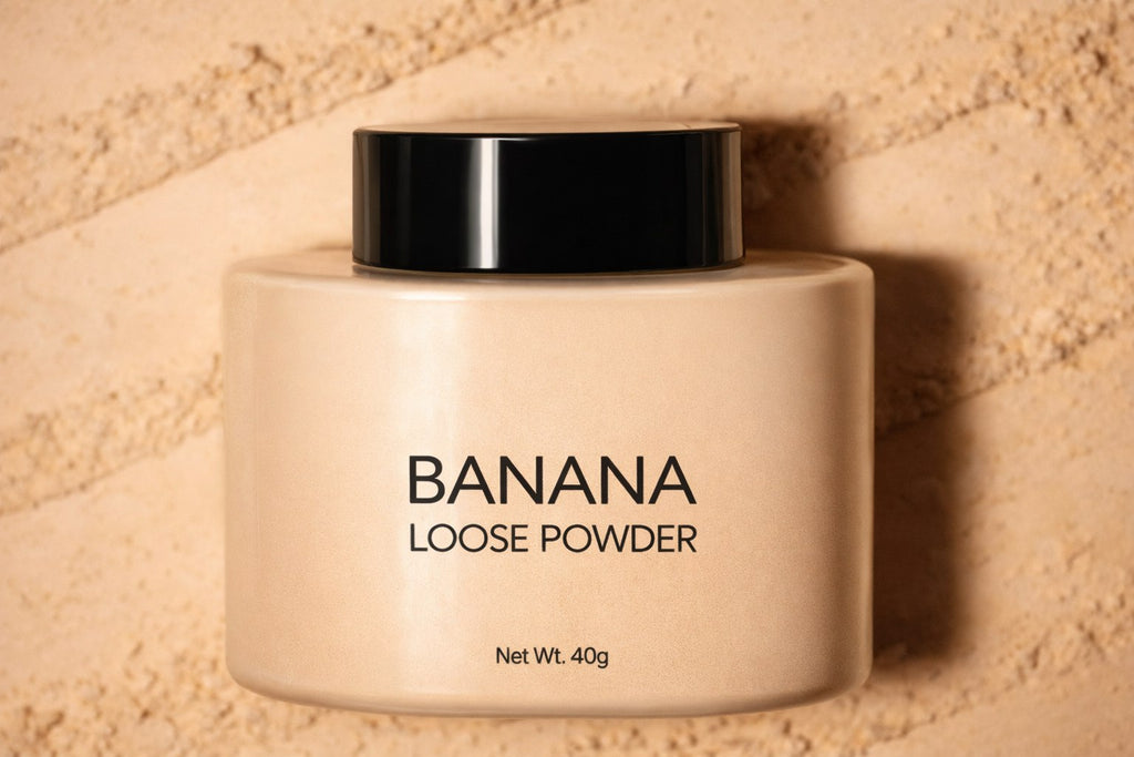 5-in-1 Makeup Combo Kit – Foundation, Compact Powder, Banana Loose Powder, Concealer & Beauty Blender