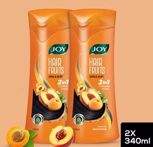 Joy Long & Silky Nourishing Shampoo Combo – Smooth, Shiny & Healthy Hair | 2 × 340ml (680ml)