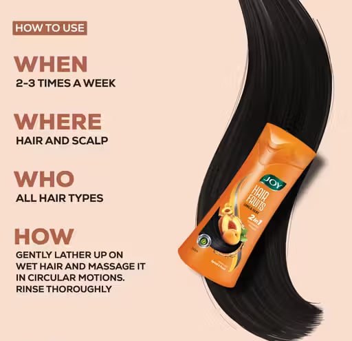 Joy Long & Silky Nourishing Shampoo Combo – Smooth, Shiny & Healthy Hair | 2 × 340ml (680ml)