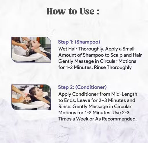 LA’BANGERRY Keratin Protein Shampoo & Conditioner Combo – Hair Growth, Anti Hair Fall & Smooth Silky Hair | 250ml + 250ml