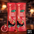 Joy Hair Fruits Hair Fall Defense 2-in-1 Conditioning Shampoo Combo – Pomegranate & Strawberry | 2 × 340ml (680ml)