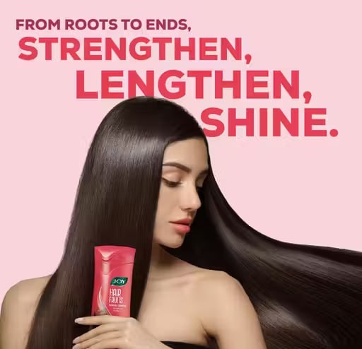 Joy Hair Fruits Hair Fall Defense 2-in-1 Conditioning Shampoo Combo – Pomegranate & Strawberry | 2 × 340ml (680ml)