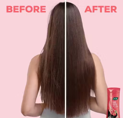 Joy Hair Fruits Hair Fall Defense 2-in-1 Conditioning Shampoo Combo – Pomegranate & Strawberry | 2 × 340ml (680ml)