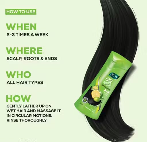 Joy Dryness Control Nourishing Shampoo Combo – Soft & Hydrated Hair | 2 × 340ml (680ml)