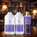 LA’BANGERRY Advanced Keratin Protein Hair Care Combo – Shampoo, Conditioner & Lavender Body Wash | Daily Care Pack