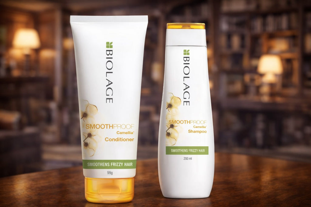 Biolage Smoothproof Hair Care Duo – Anti-Frizz Shampoo & Conditioner Combo | Smooth & Manageable Hair | 200ml + 98g