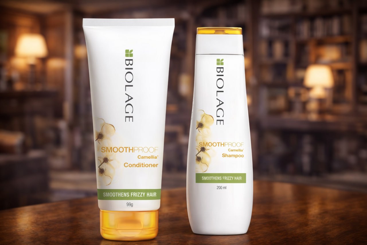 Biolage Smoothproof Hair Care Duo – Anti-Frizz Shampoo & Conditioner Combo | Smooth & Manageable Hair | 200ml + 98g