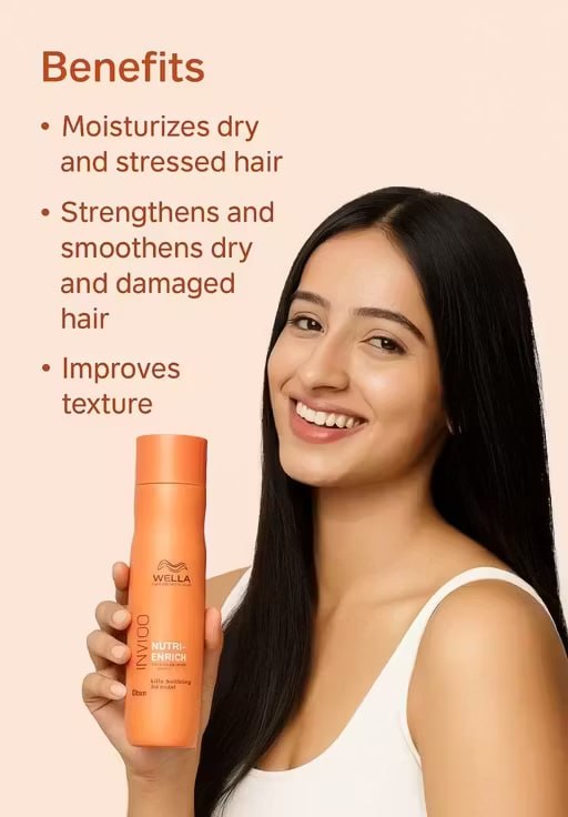 Professionals Invigo Nutrii-Enrich Shampoo (250ml) & Mask (150ml) Combo | Deep Nourishing Hair Cares with Goji Berry | For Smooth, Soft & Shiny Hair