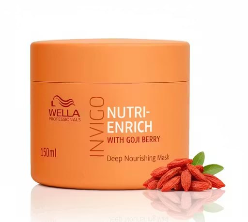 Professionals Invigo Nutrii-Enrich Shampoo (250ml) & Mask (150ml) Combo | Deep Nourishing Hair Cares with Goji Berry | For Smooth, Soft & Shiny Hair