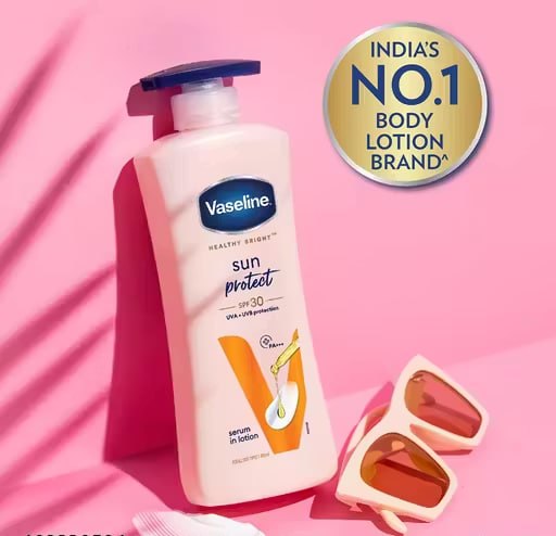 Vaseline Sun Protect SPF 30 Body Lotion 400ml | Daily Sun Protection Moisturizing Lotion | Non-Greasy Hydrating Body Lotion for All Skin Types