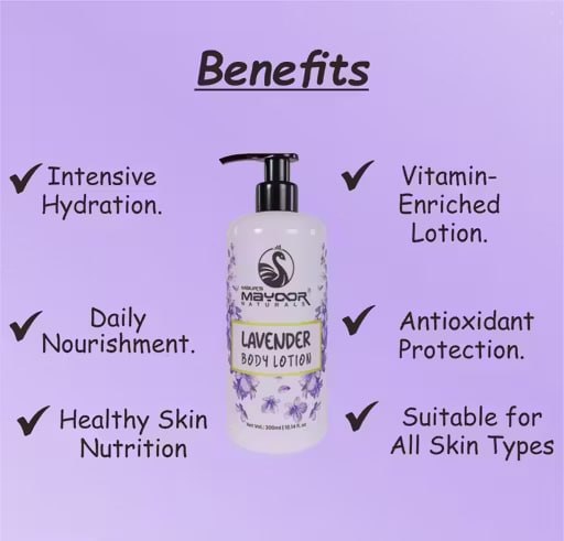 Lavender Soft Touch Body Lotion 300ml | Moisturizing & Soothing Body Lotion for Women & Men | Hydrating Lotion for All Skin Types