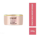 Lakmé Peach Milk Vitamin E Creme Moisturiser 100g | Lightweight Nourishing Face Cream | Hydrating Moisturizer for Soft & Glowing Skin