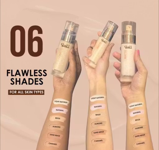 Glam21 Velvet Touch Oil Control Silk Foundation | Waterproof | High Coverage | SPF 35 | Long Lasting | 50gm