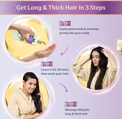 Parachute Advansed Rosemary Enriched Coconut Hair Oil – Promotes Hair Growth & Thicker Hair | Non-Sticky Formula | 300ml