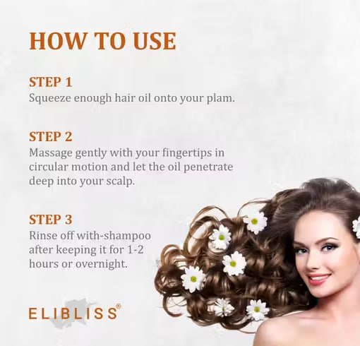 Elibliss Coconut & Almond Nourishing Hair Oil Combo – Soft, Smooth & Shiny Hair | Non-Sticky Daily Care | 100ml × 2