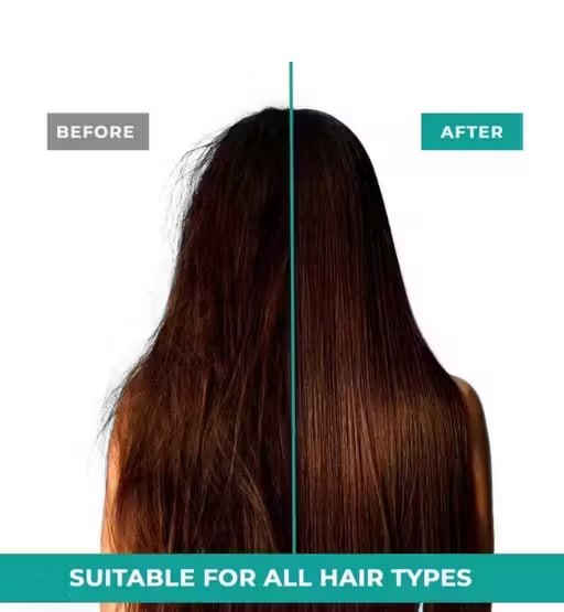 Pack of 2- Everwey Organic Professional Hair Serum – Liquid Silk for Smooth, Shiny & Frizz-Free Hair | 100ml × 2