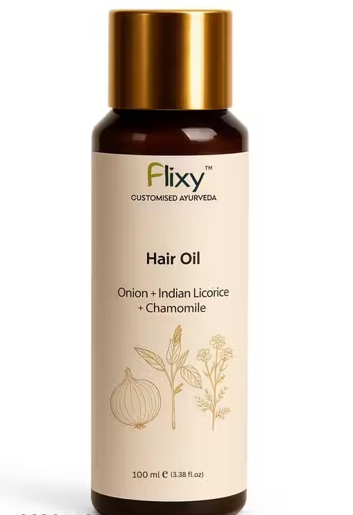 Flixy Ayurvedic Hair Growth Combo – Hairfall Shampoo, Bhringraj Hair Oil & Hair Growth Serum | Complete Hair Care Set