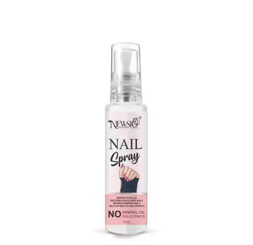 Newsio Nail Strong Growth Oil Spray 10ml | Nail Strengthening & Growth Oil | Cuticle Care for Shiny, Healthy & Strong Nails