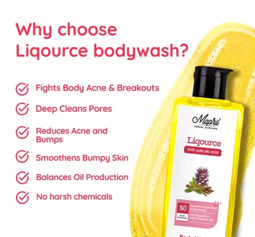 Mapril Herbal Body Wash Combo – Vitamin C, Lavender & Orange Honey | Deep Cleansing & Skin Brightening | Pack of 3 (110ml Each)