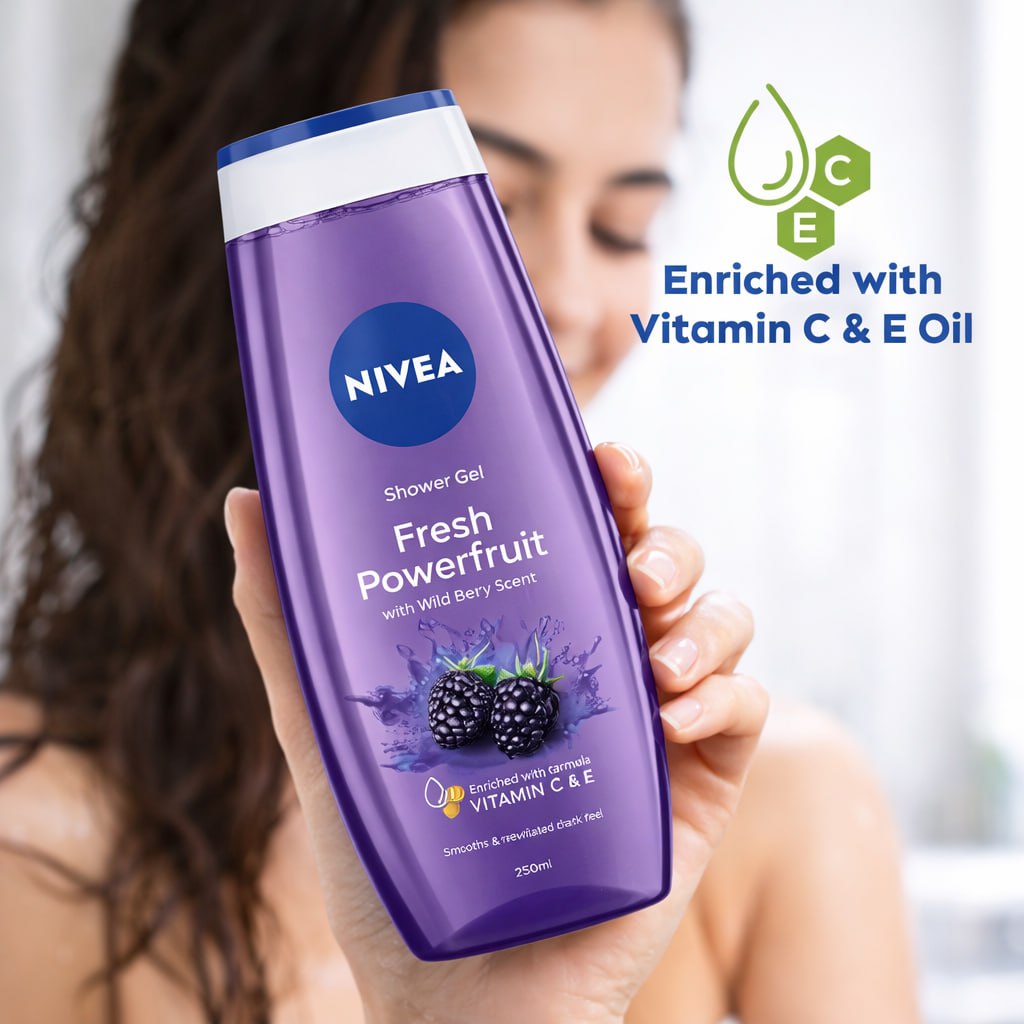 NIVEA Women Fresh Power Fruit Shower Gel 250ml