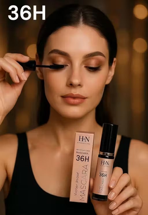 Omaayaa Liquid Eyeliner Jet Black | Waterproof & Smudge-Proof Matte Finish | 36H Long Stay Precision Tip Eyeliner for Sharp Wings