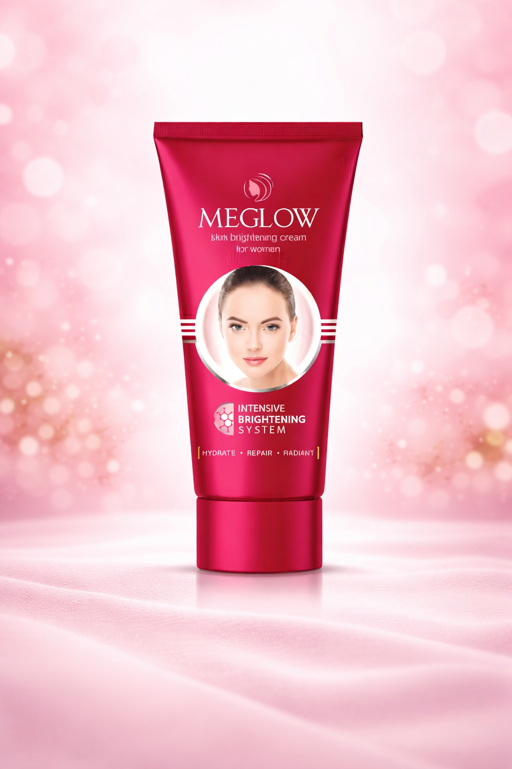 Meglow Skin Brightening Moisturizer Cream | Reduces Dark Spots, Melasma & Pigmentation | Hydrates & Repairs Skin | Evens Skin Tone | 15 gm